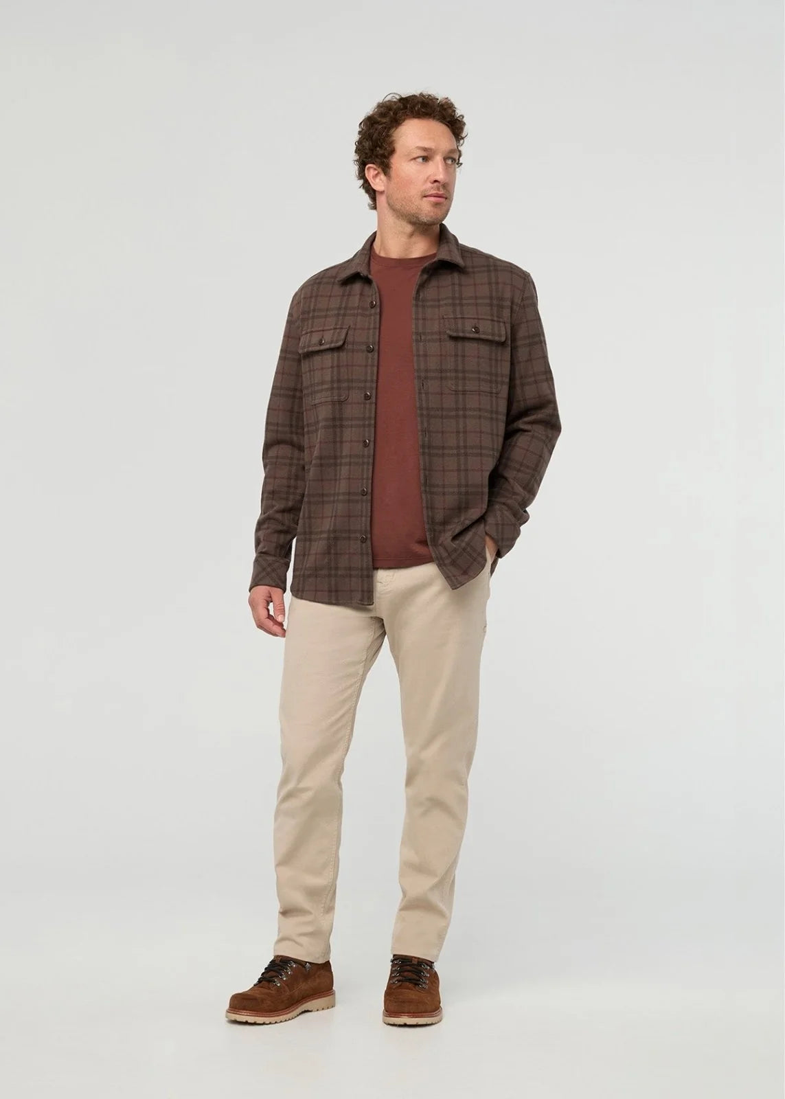 Men’s Performance Flannel Overshirt product image