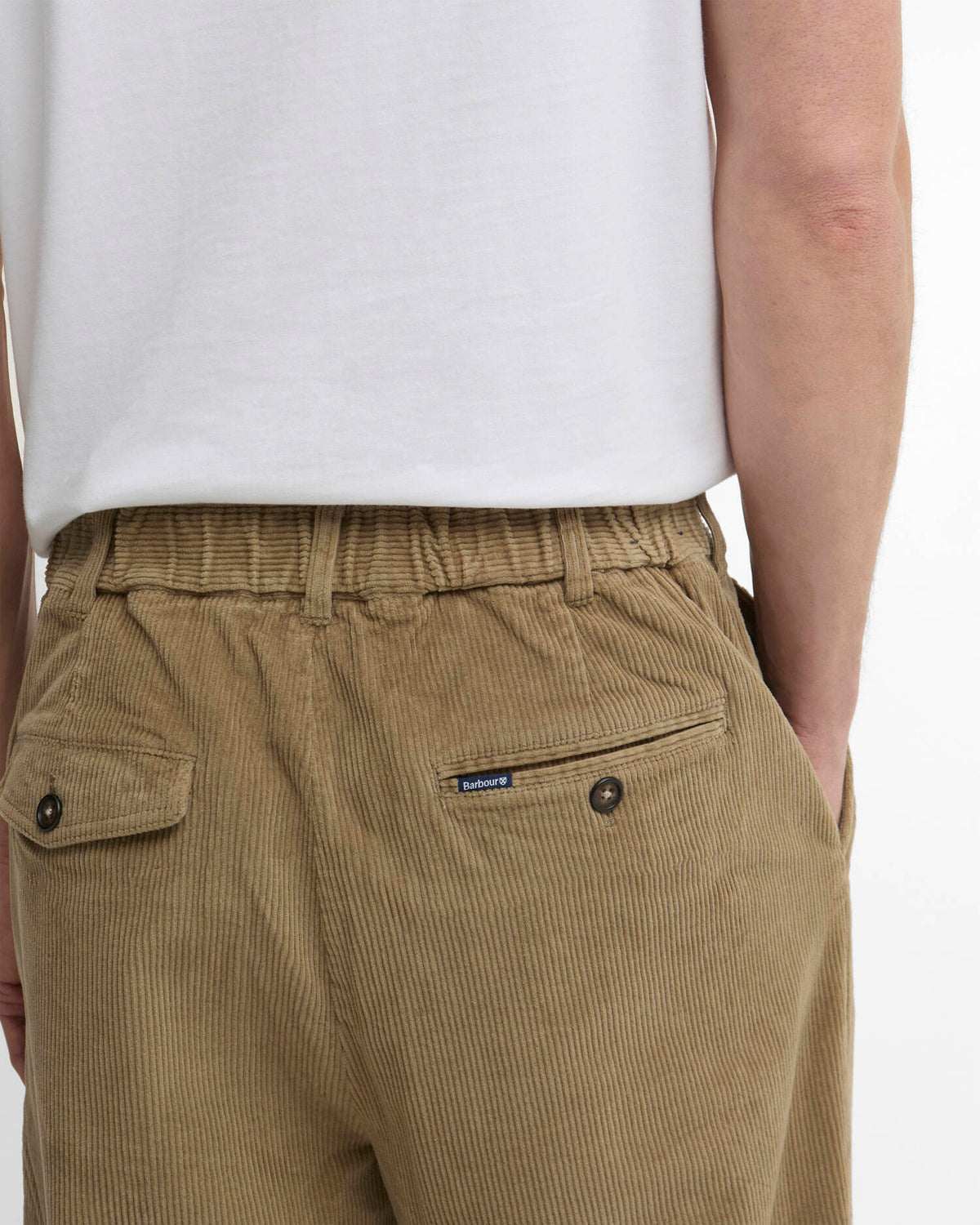 Men's Stretch Cord Relaxed Trousers