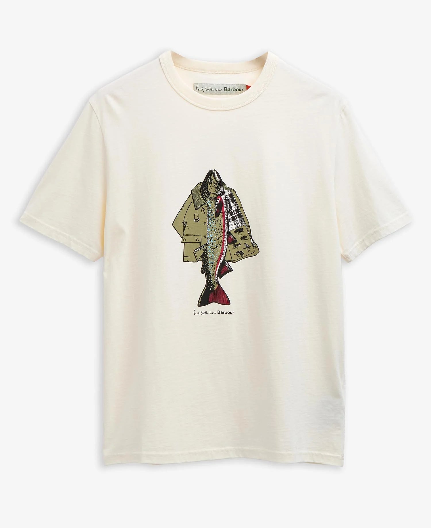 Men's Paul Smith Loves Barbour Fishing Jacket T-Shirt