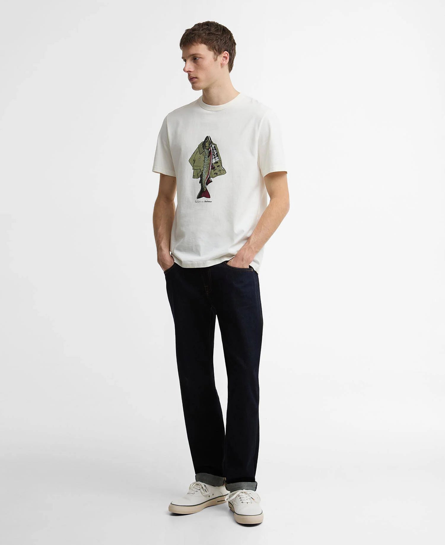 Men's Paul Smith Loves Barbour Fishing Jacket T-Shirt