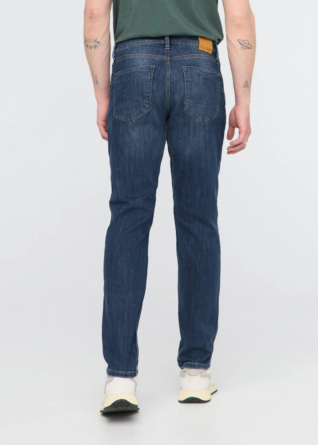 Men's Performance Denim Athletic Straight Pant