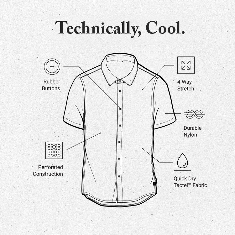 Men's Bless Up Breathable Stretch Shirt (Past Season)