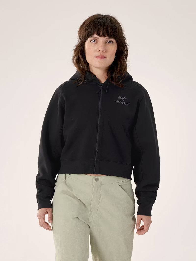 Women's Emblem Fleece Full Zip Crop Hoody
