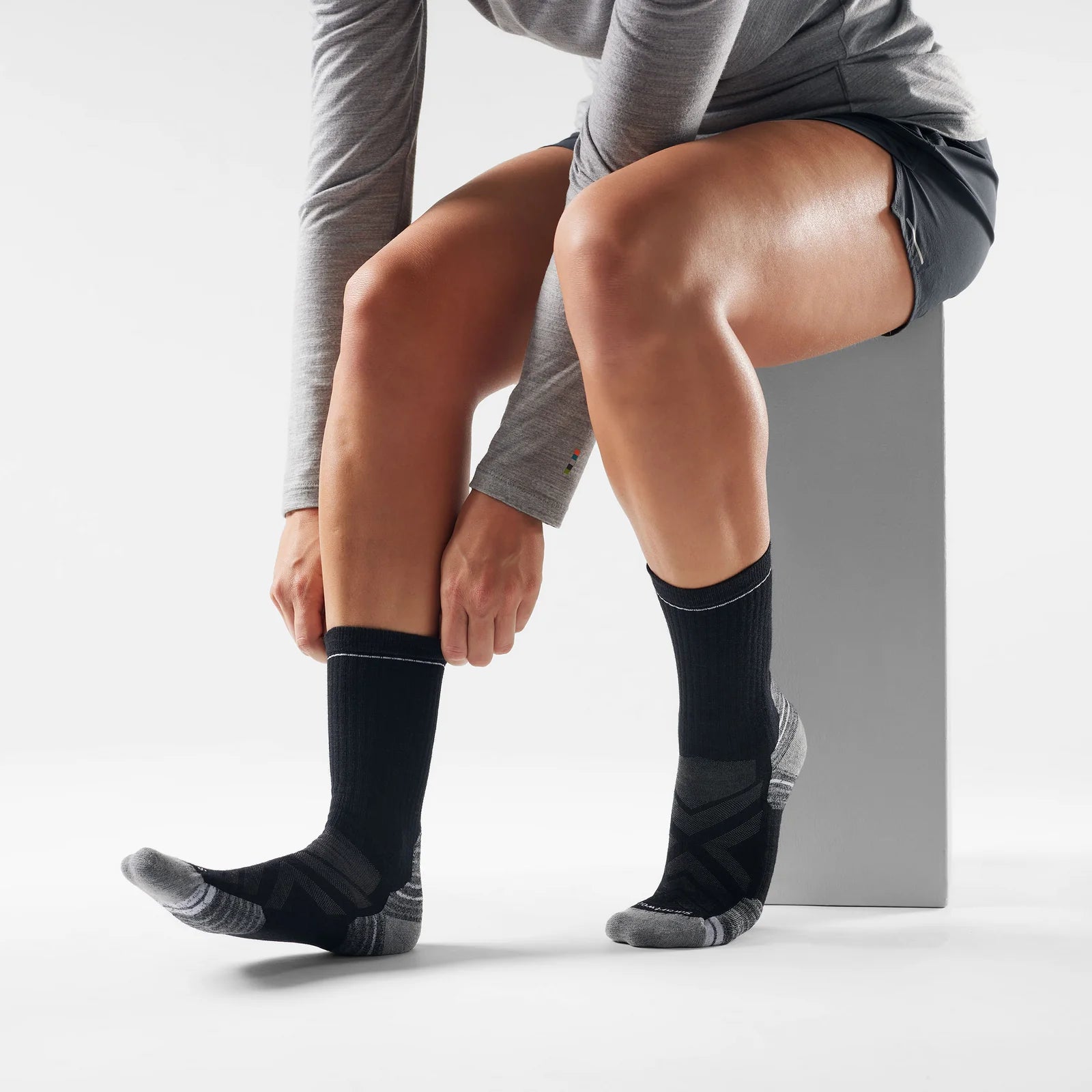 Men's Hike Crew Socks Targeted Cushion