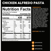 Peak Refuel Chicken Alfredo Pasta