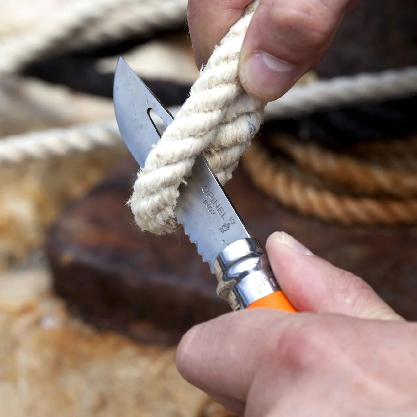 No.08 Stainless Steel Folding Knife Outdoor