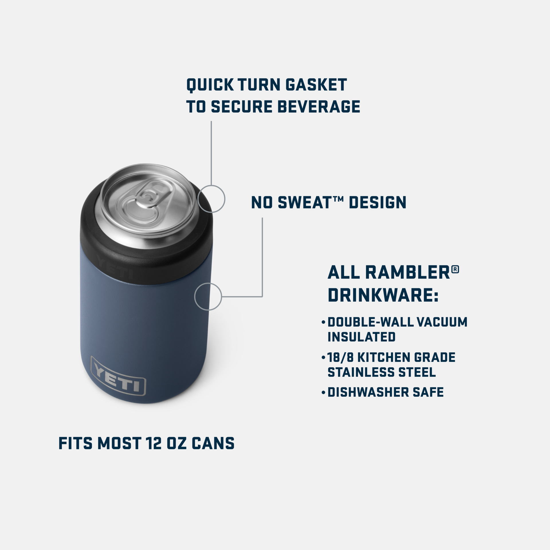 Rambler 12oz Colster Can Cooler
