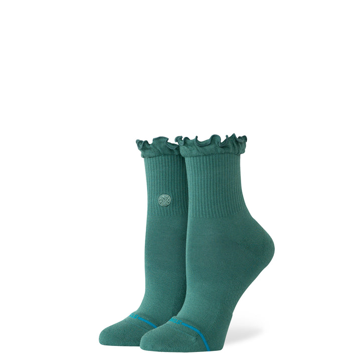 Women's Ruffle Icon Quarter Socks