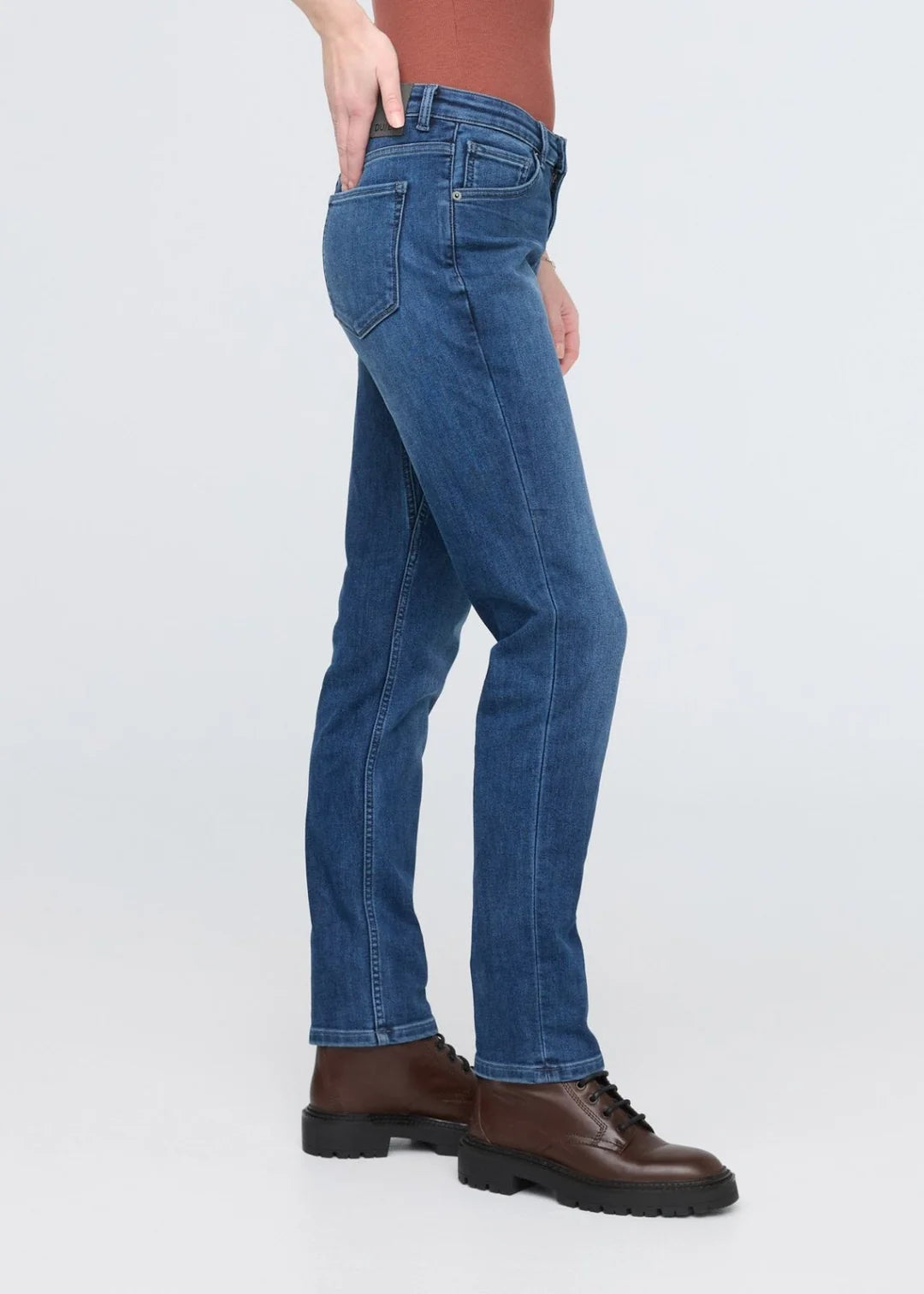 Women's Tech Fleece Denim Girlfriend Jeans