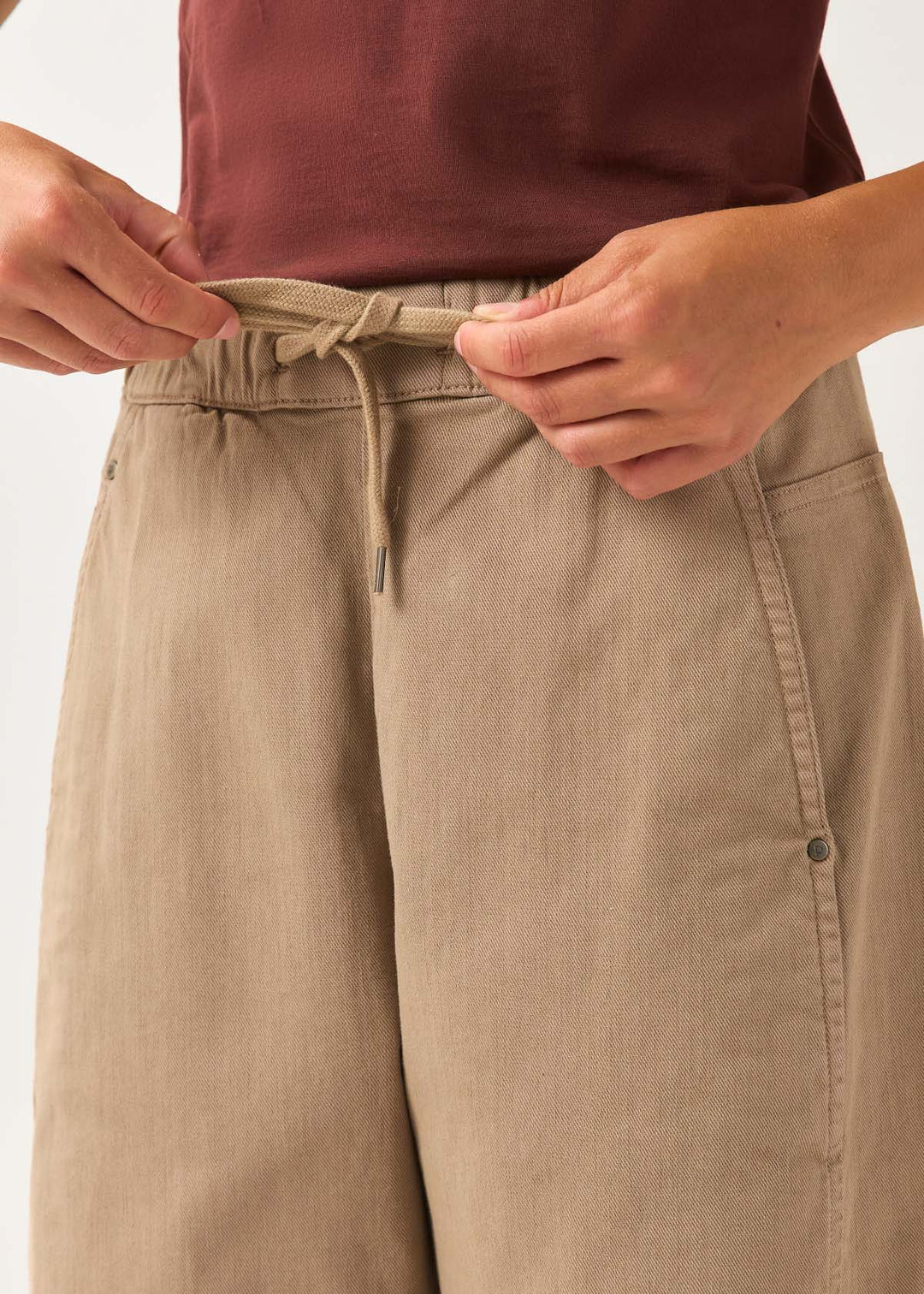 Women's FlexTwill Barrel Pull On Pant