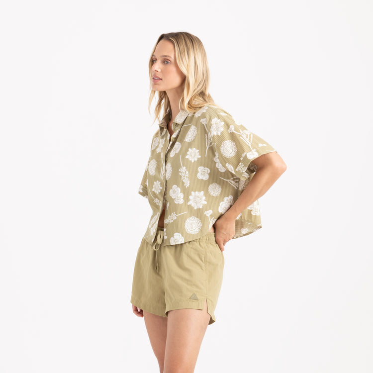 Women's Bless Up Camp S/S Shirt