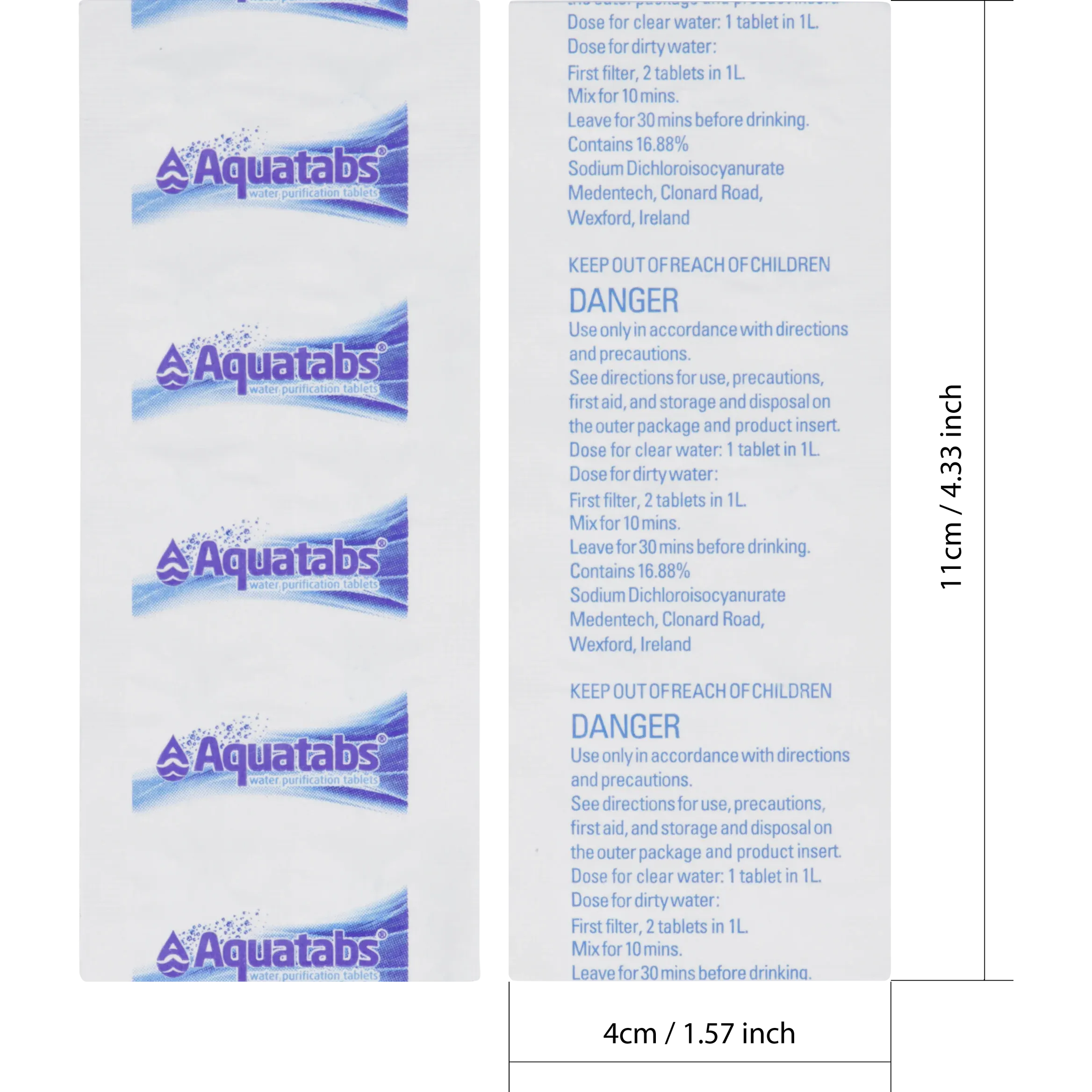 Aquatabs Water Purification Tablets 1L | 50 Pack