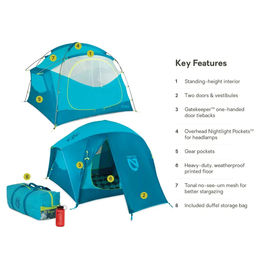 Aurora Highrise Camping Tent 4-Person