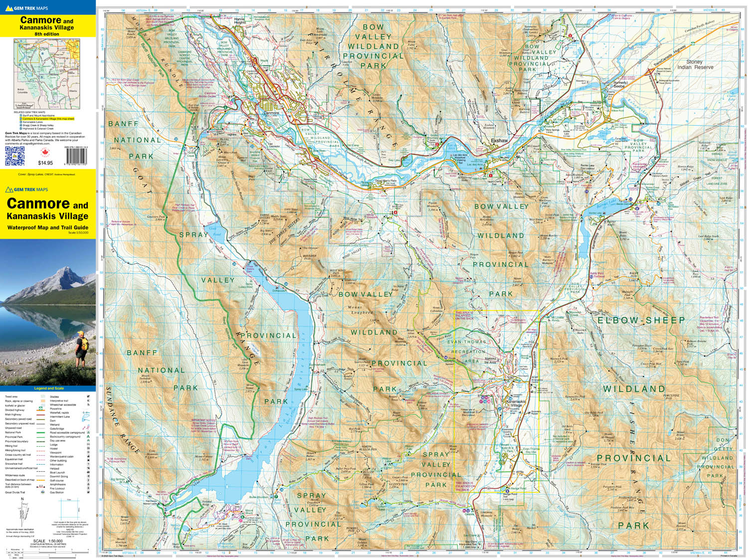Canmore & Kananaskis Village Map