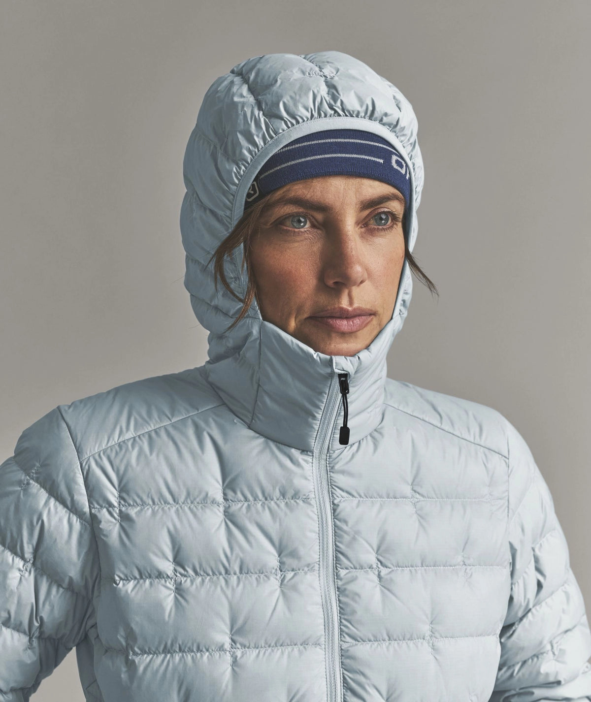 Women’s Downwool 180 Hooded Jacket – Glacier Grey