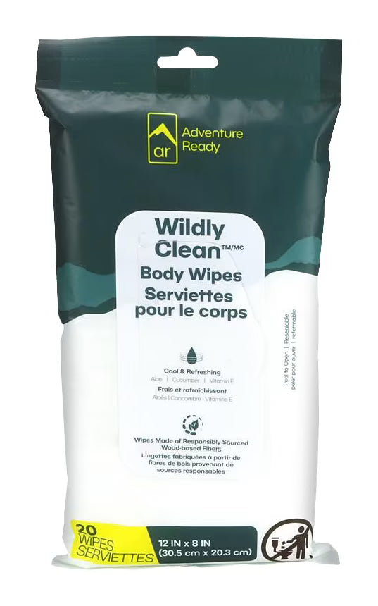 Wildly Clean Body Wipes | 20 Pack