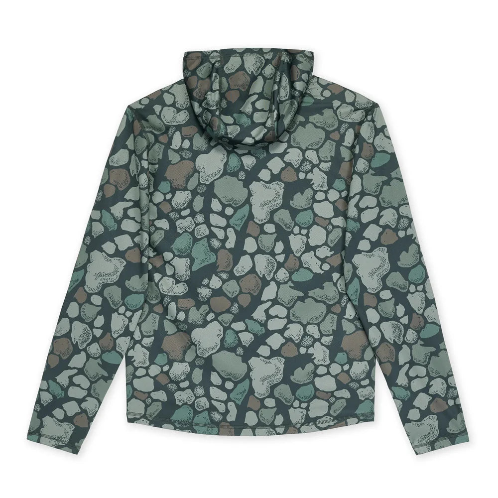 Men's River Camo Sun Hoodie