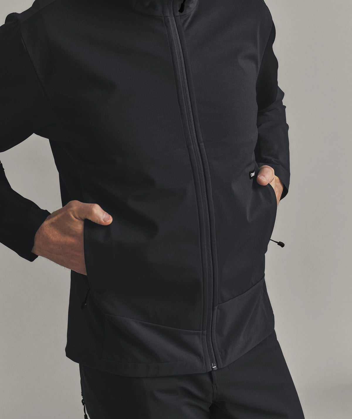 Men’s Ortler Softshell Plus Jacket – Black Raven
