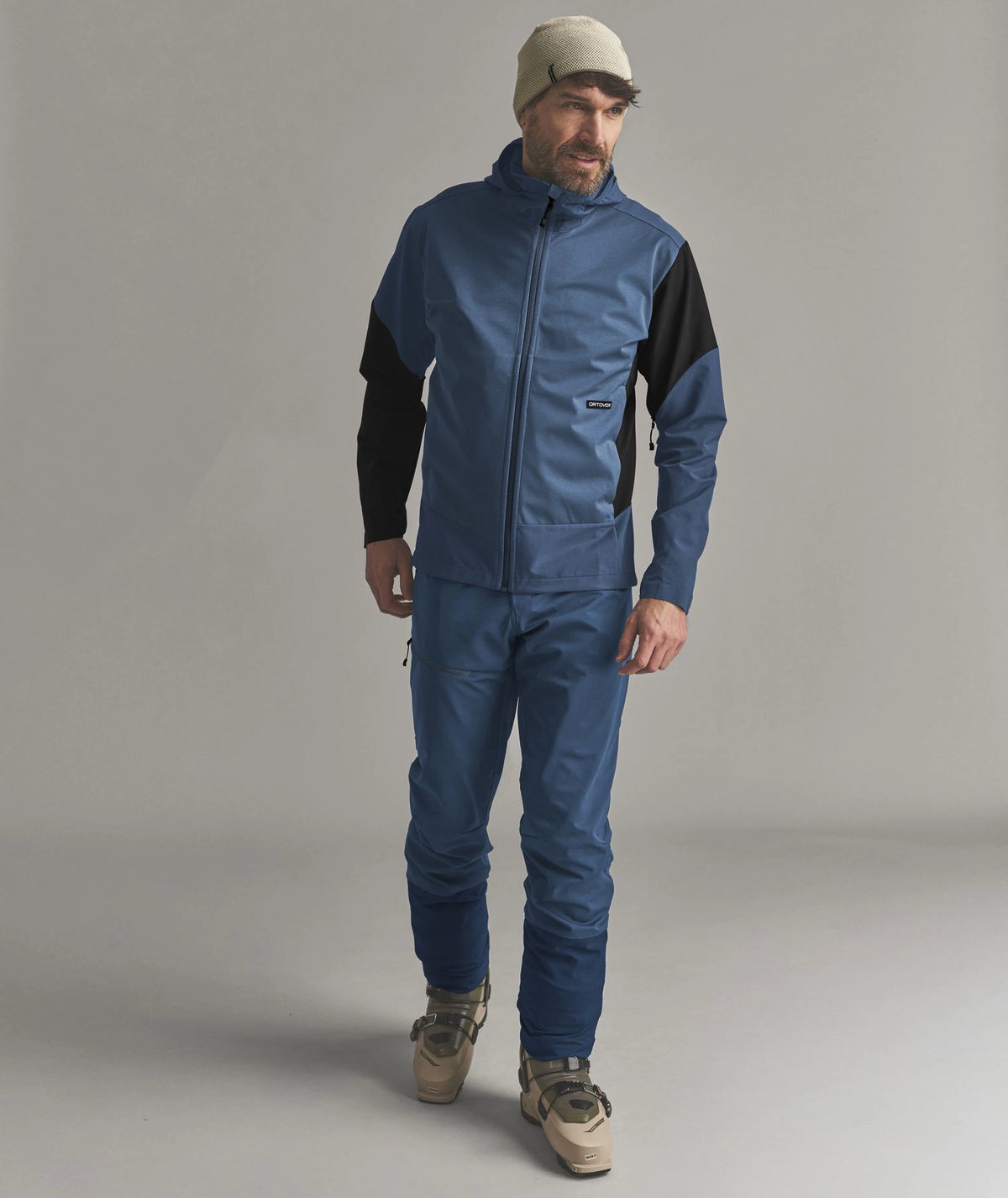 Men’s Ortler Softshell Plus Pant – Blue Nunatak