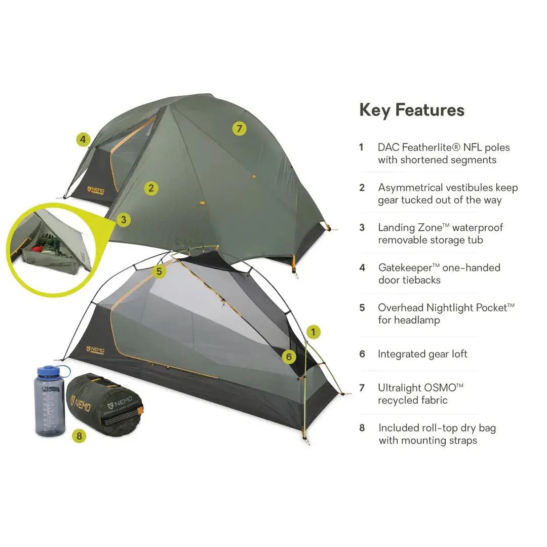 Dragonfly Bikepack OSMO Backpacking Tent 1 Person (Past Season)