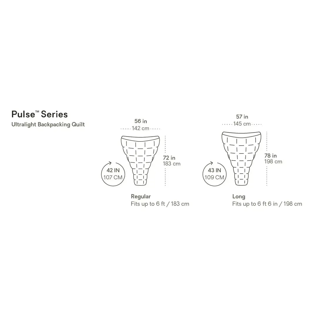 Pulse Endless Promise Ultralight Backpacking Quilt