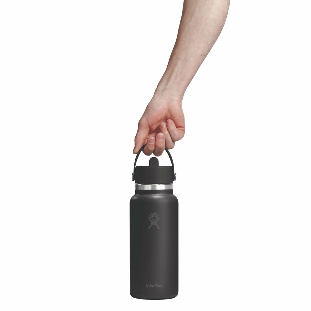 32oz Wide Mouth Bottle w/ Flex Straw Cap