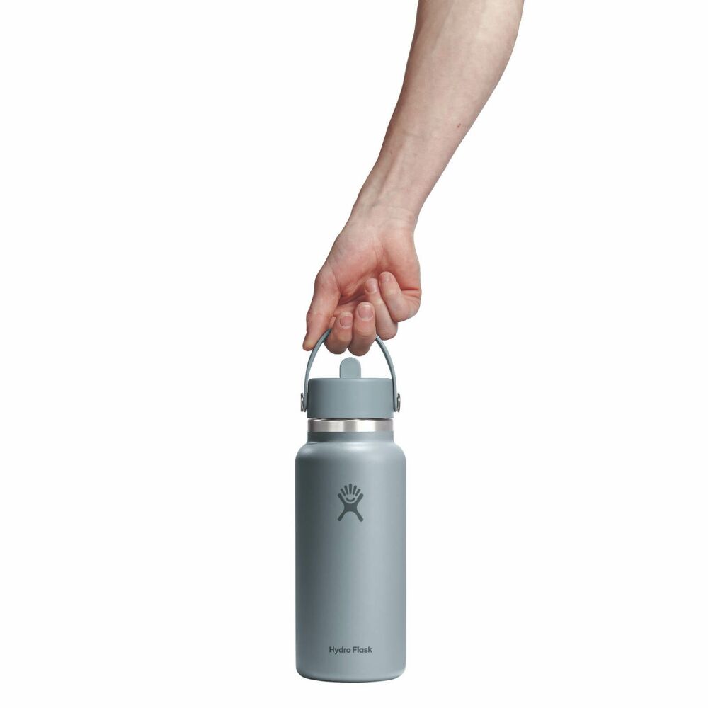 32oz Wide Mouth Bottle w/ Flex Straw Cap