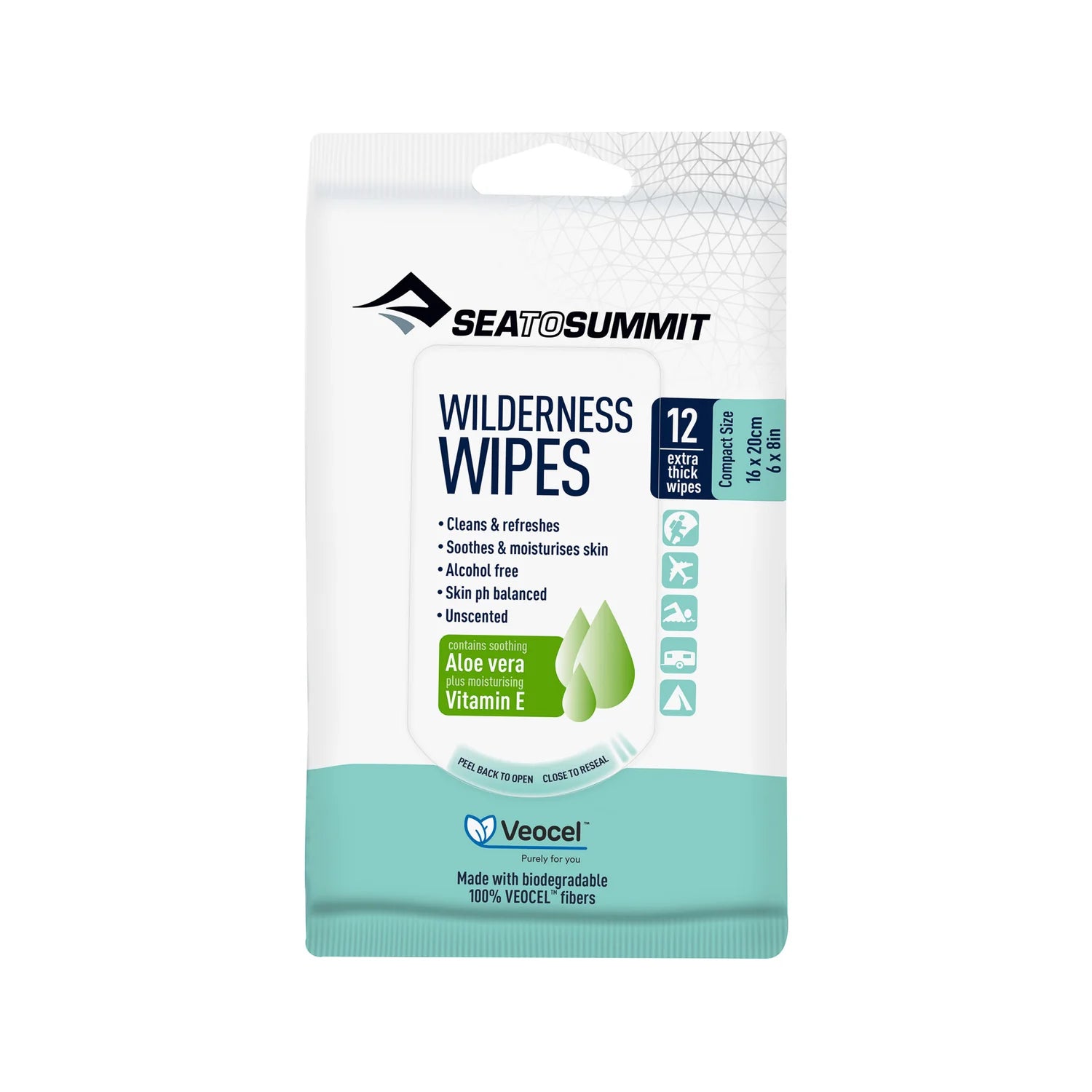 Sea to Summit Wilderness Wipes Compact