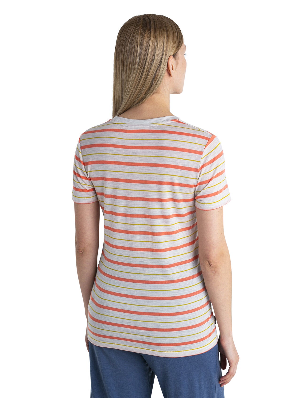 Icebreaker Women's Wave Stripe S/S Tee