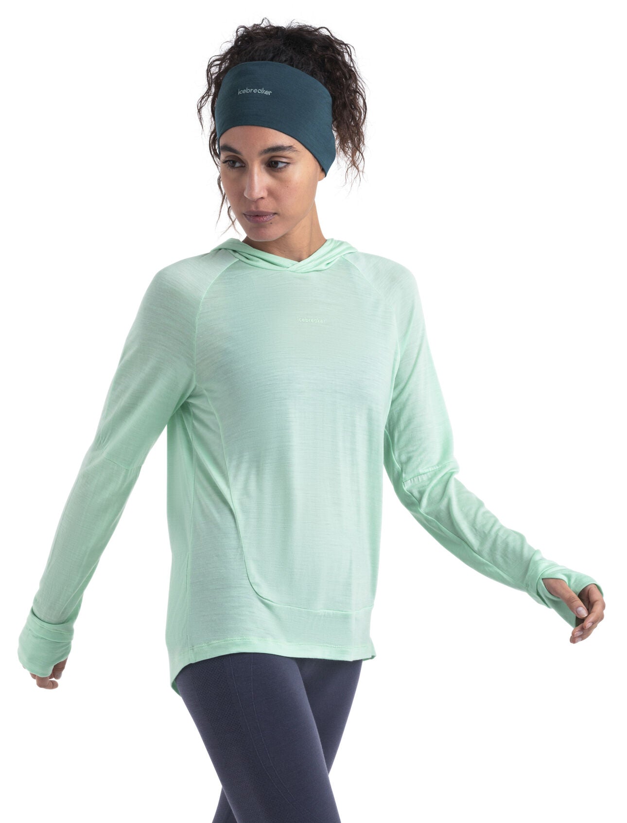 Icebreaker Women's 125 Cool-Lite Merino Blend Sphere LS Hoodie