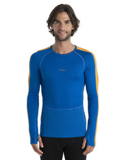 Icebreaker Men's 260 ZoneKnit Merino LS Crewe Thermal Top (Past Season)