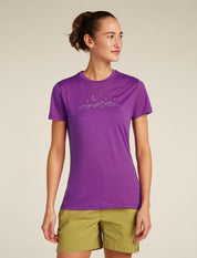 Women's Merino 150 Tech Lite Short Sleeve T-Shirt Sparkling Stars