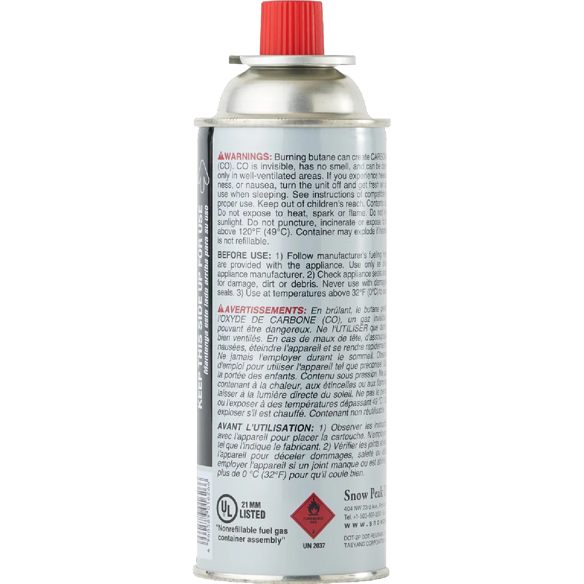 GigaPower Gas CB Butane Fuel Canister