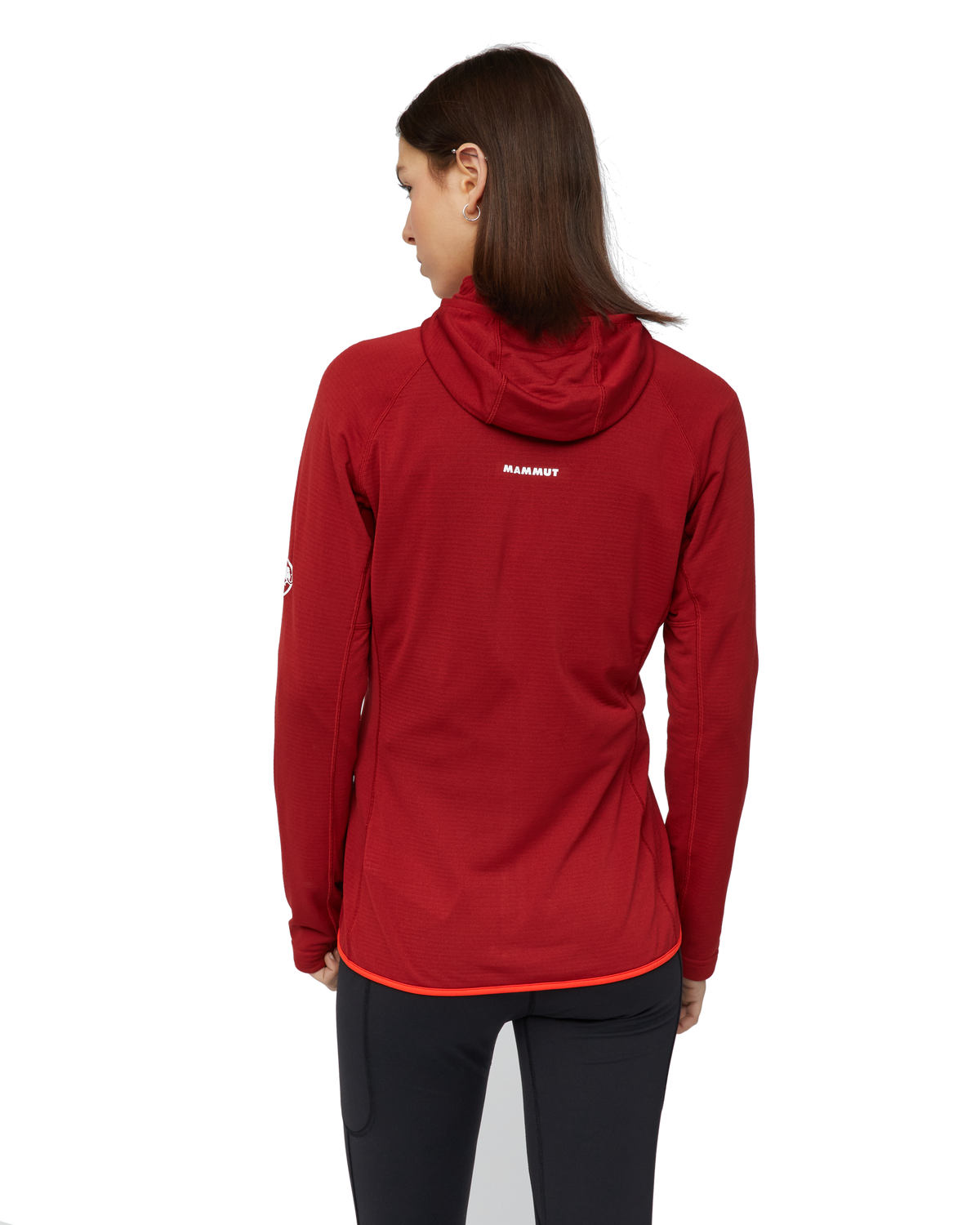 Women’s Aenergy Light ML Hooded Jacket – Dark Mammut Red / Mammut Red