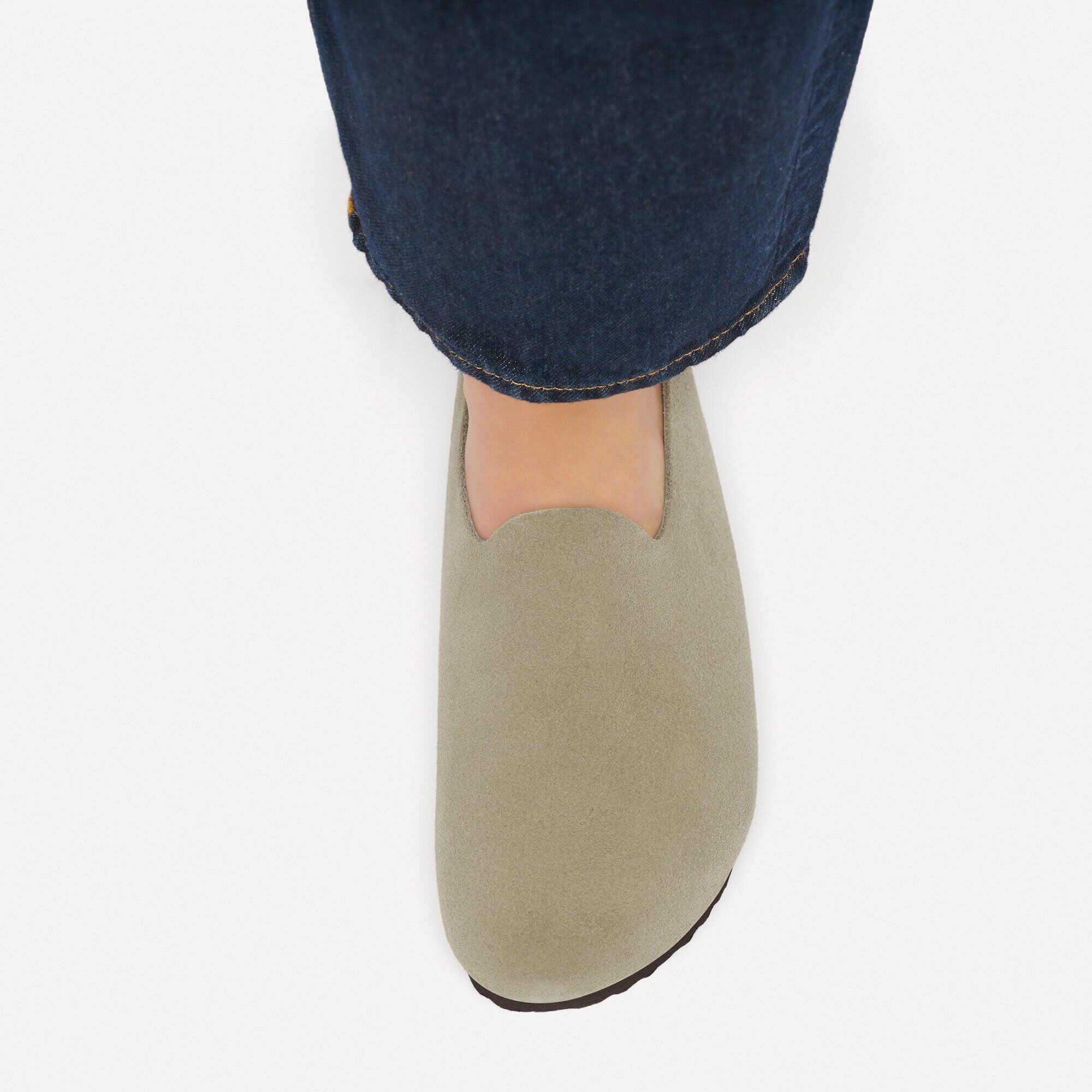 Amsterdam Wrapped Suede Leather Clogs
