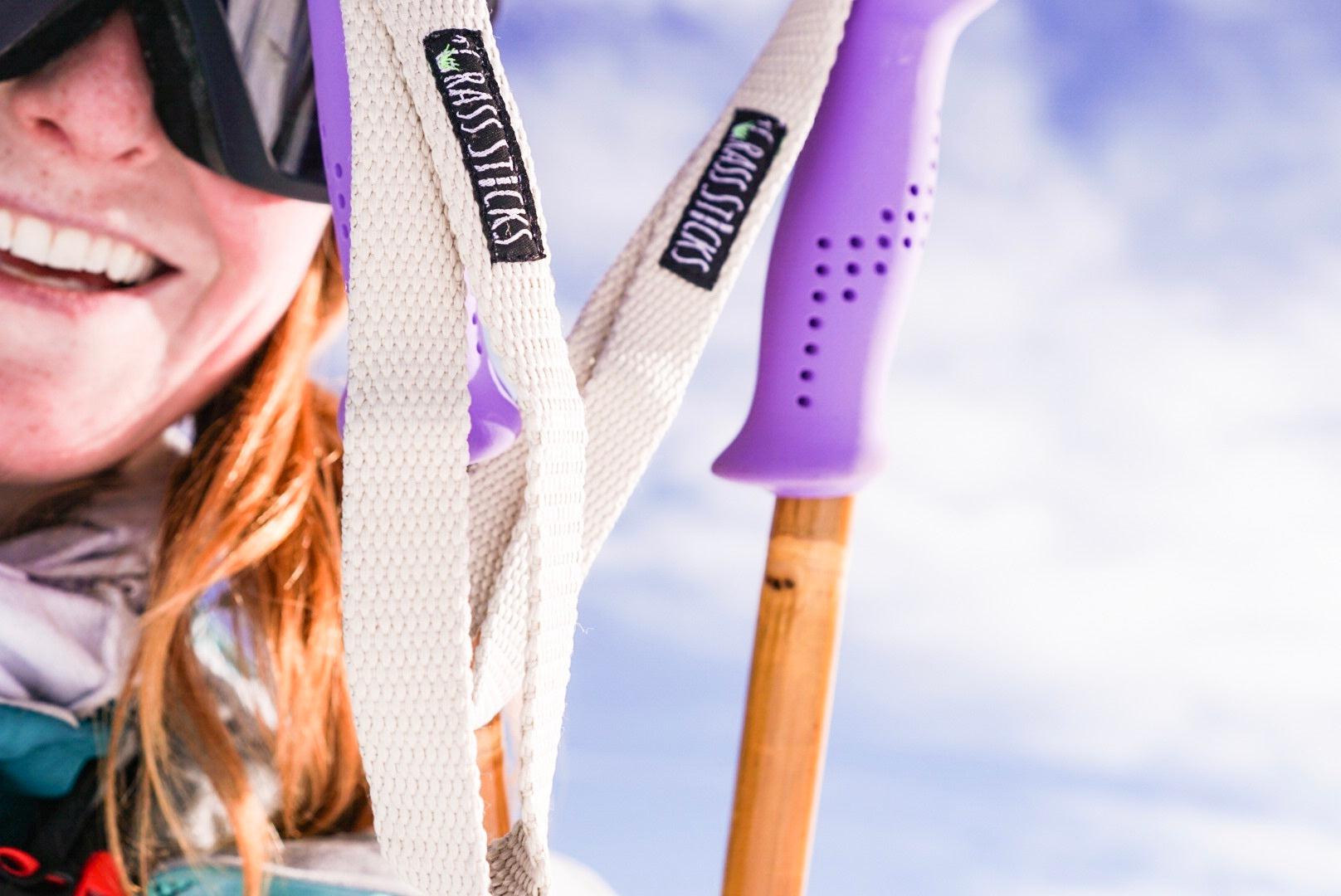 Original Bamboo Ski Poles