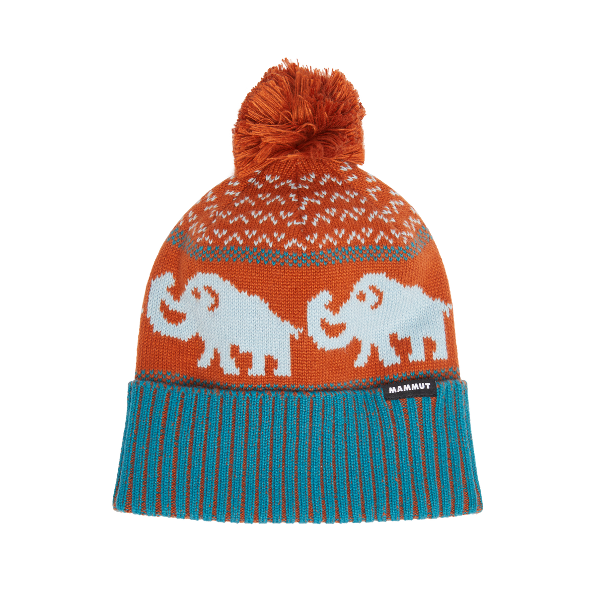 Retro Beanie – Deep Teal / Autumn Larice