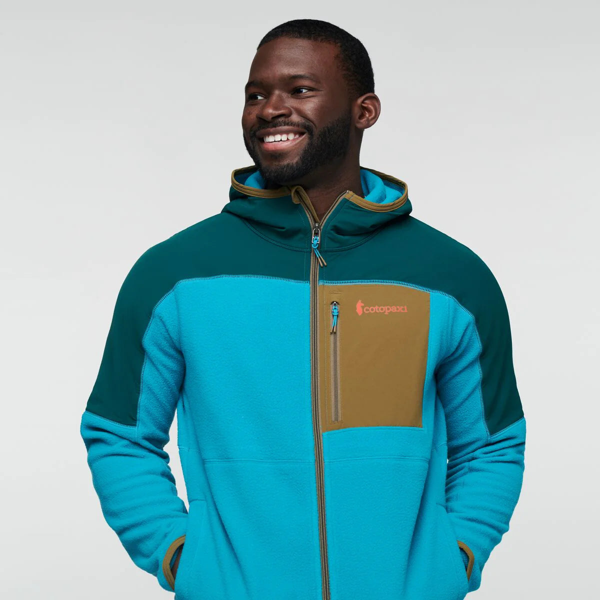 Men's Abrazo Hooded Full-Zip Fleece Jacket