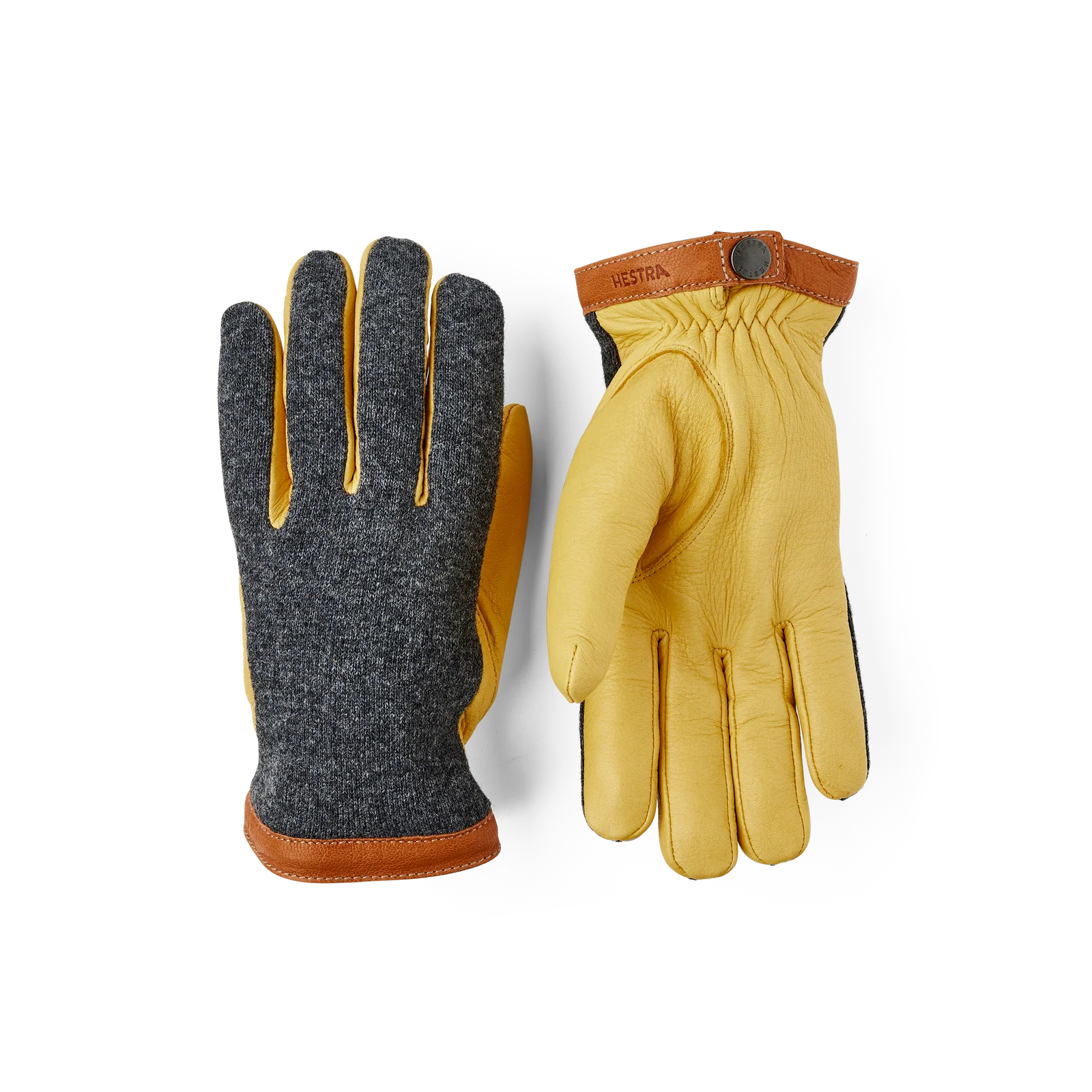 Men's Deerskin Wool Tricot Gloves