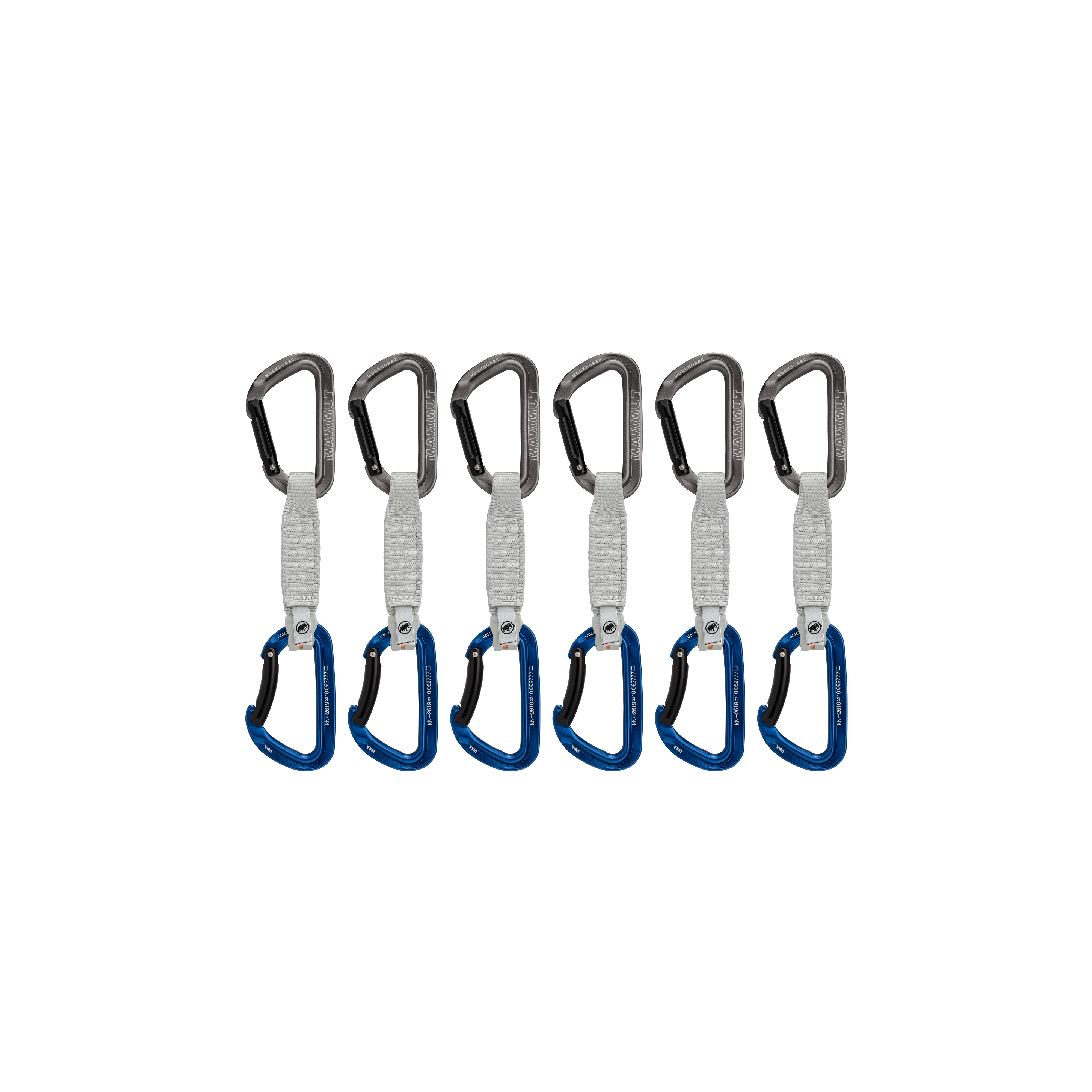 Workhorse Keylock Quickdraws | 6 Pack