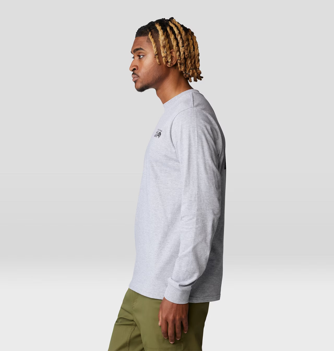 Men's MHW Box Logo Long Sleeve Shirt