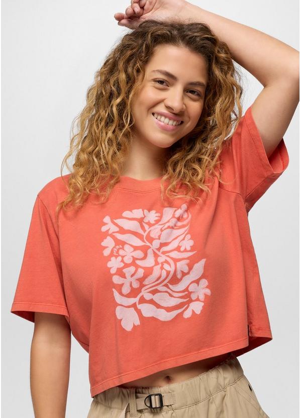 Women's Everyday Botanical Crop Shirt