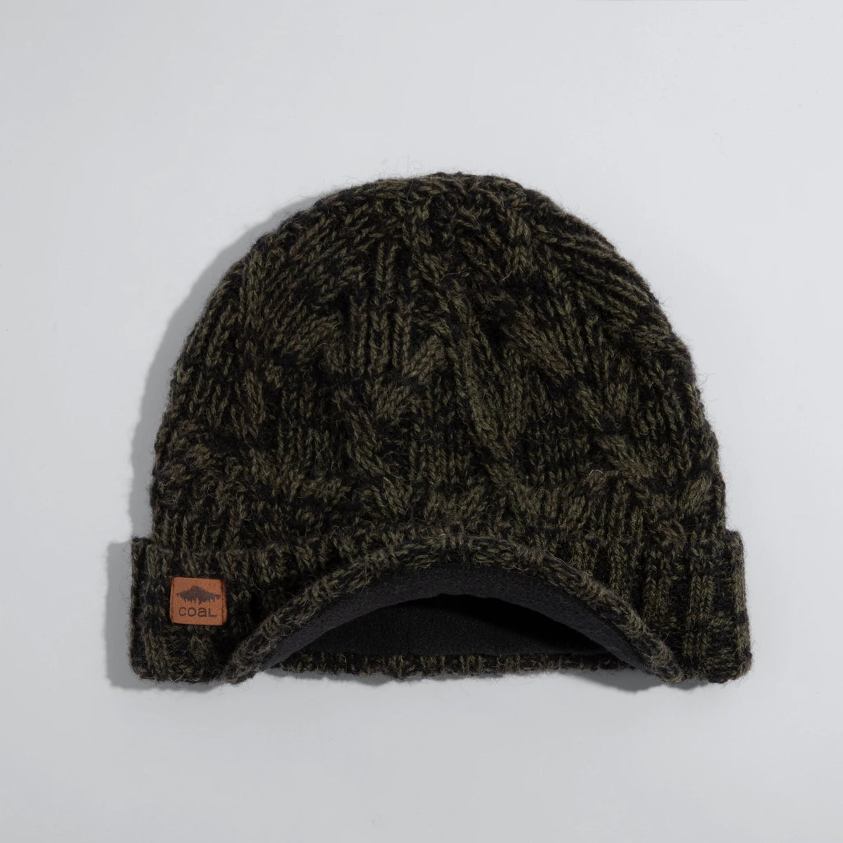 The Yukon Brim Cable Knit Wool Beanie product image