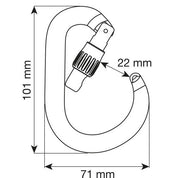 CAMP Nimbus Lock HMS Carabiner