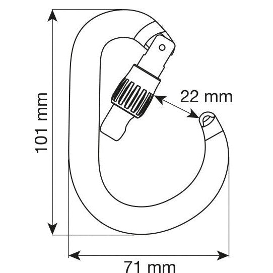 CAMP Nimbus Lock HMS Carabiner