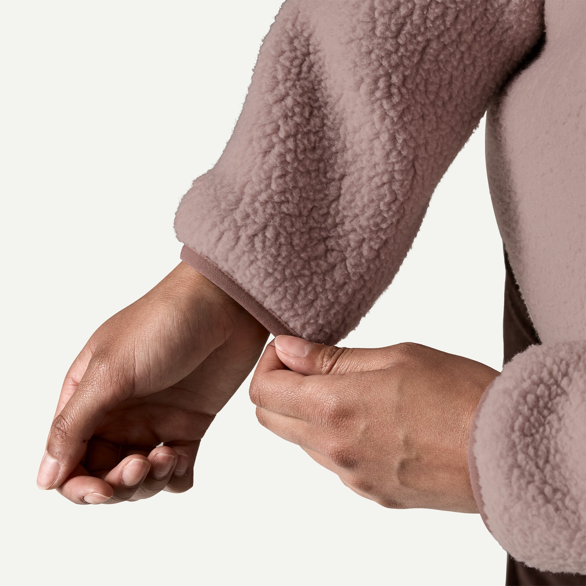 Women's Retro Pile Marsupial Fleece Pullover