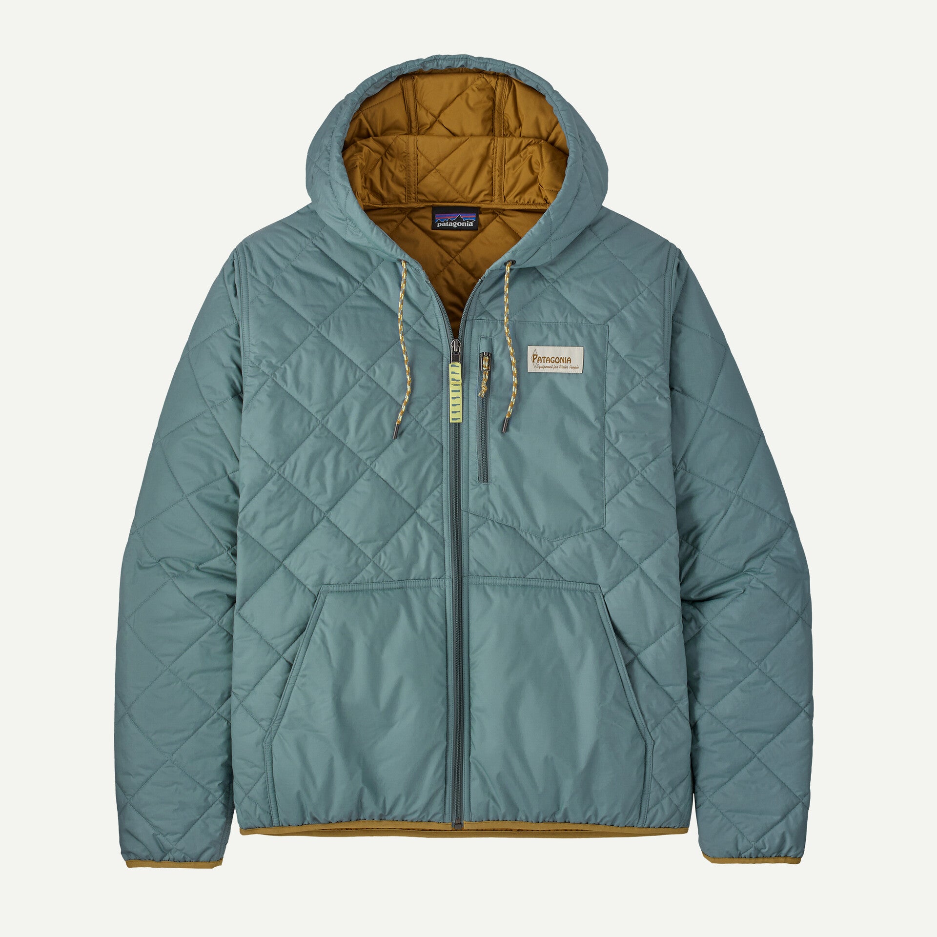 Men's Diamond Quilted Bomber Hoody
