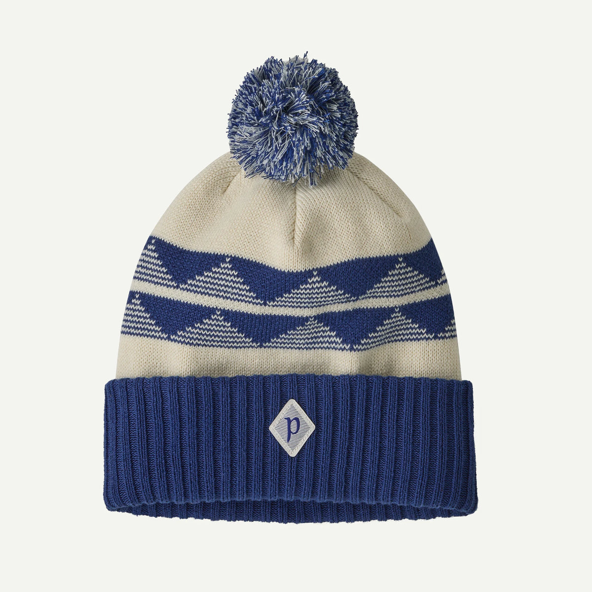 Powder Town Beanie – Hut Tripper Stripe: Birch White