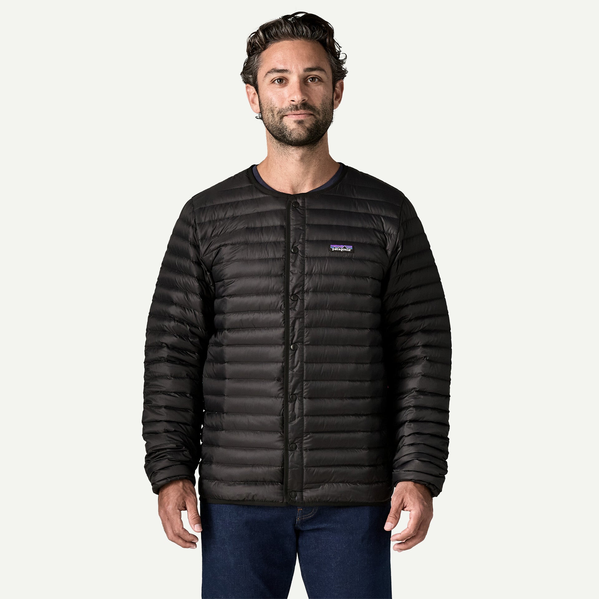 Men's Lightweight Down Sweater Cardigan