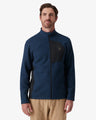 Men’s Bandit Sweater Fleece Jacket – Indigo Melange
